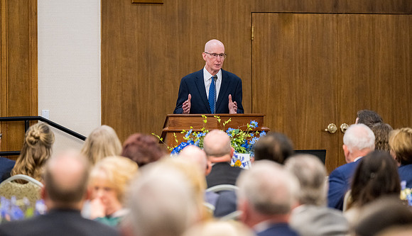 BYU-Idaho President's Dinner at the Salt Lake City Church Office building.