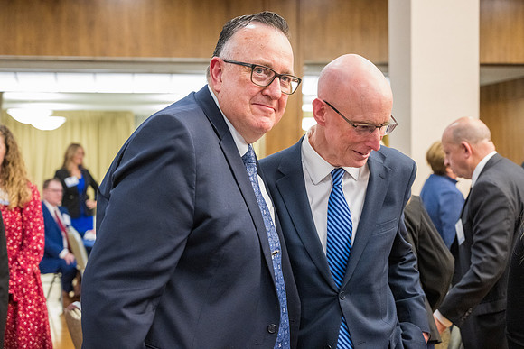 BYU-Idaho President's Dinner at the Salt Lake City Church Office building.