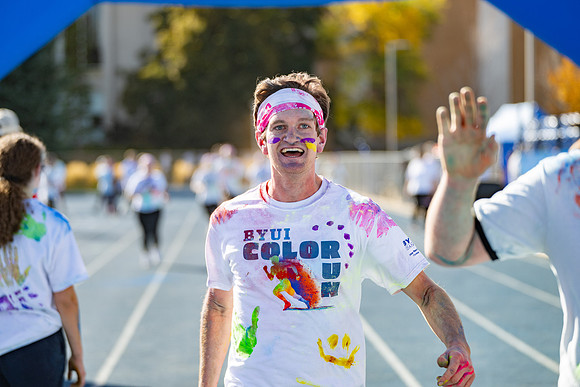 BYUI Color Run During Spirit Week