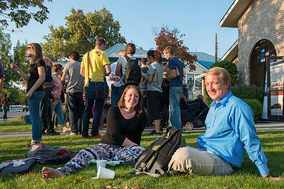Beehive Credit Union welcomes BYU-Idaho students back for a new semester with free hotdogs and fun.