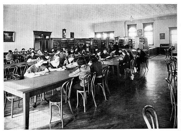 Ricks Apartment. Library Department 1937