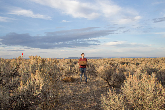 Production stills for the Wagon Box Prophecy video.