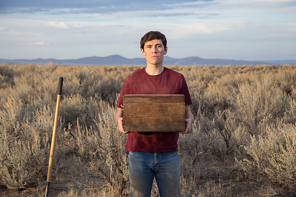 Production stills for the Wagon Box Prophecy video.