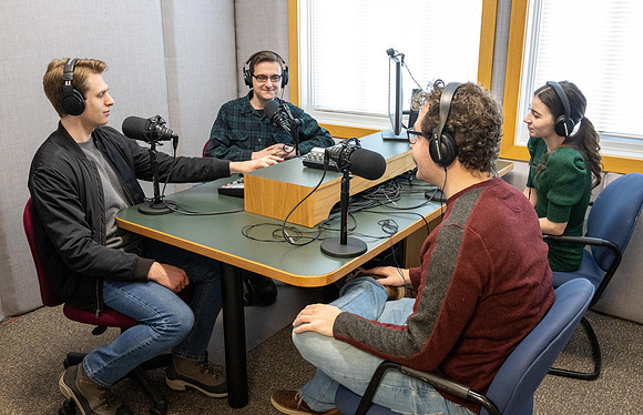 Students help run KBYI and KBYR radio. - Mar 2023