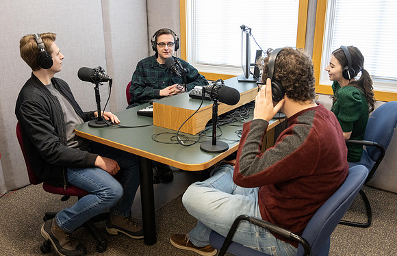 Students help run KBYI and KBYR radio. - Mar 2023