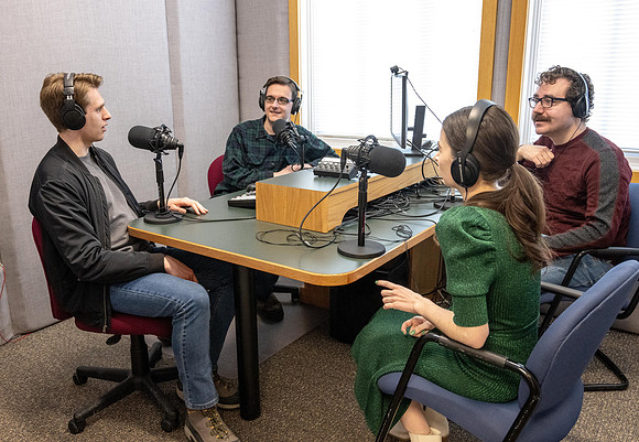 Students help run KBYI and KBYR radio. - Mar 2023