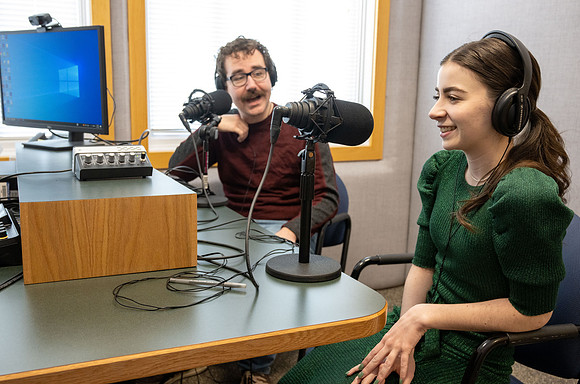 Students help run KBYI and KBYR radio. - Mar 2023