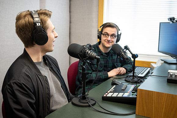 Students help run KBYI and KBYR radio. - Mar 2023