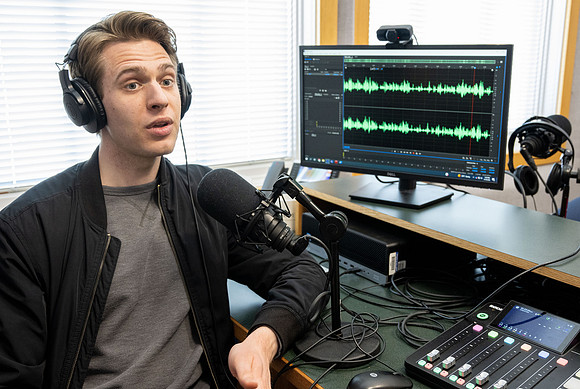 Students help run KBYI and KBYR radio. - Mar 2023