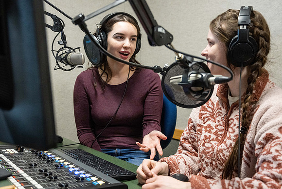 Students help run KBYI and KBYR radio. - Mar 2023