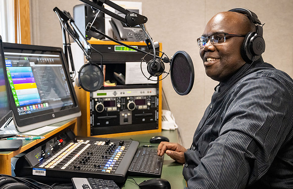 Students help run KBYI and KBYR radio. - Mar 2023