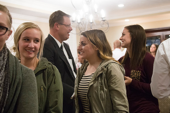 Every Monday night, the Gilbert Family hosts Family Home Evening to the Student Wards at BYU-Idaho. This night was the YSA 63rd Ward.