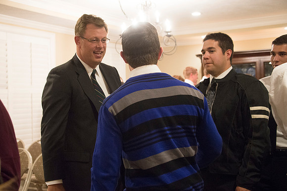 Every Monday night, the Gilbert Family hosts Family Home Evening to the Student Wards at BYU-Idaho. This night was the YSA 63rd Ward.