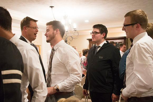 Every Monday night, the Gilbert Family hosts Family Home Evening to the Student Wards at BYU-Idaho. This night was the YSA 63rd Ward.