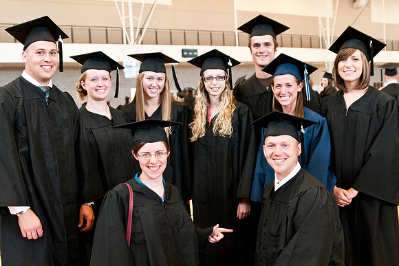 Commencement during graduation spring 2012