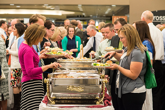 All employees from across campus were invited to a special banquet to kick off a new school year.