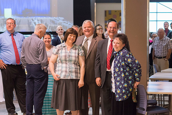 All employees from across campus were invited to a special banquet to kick off a new school year.