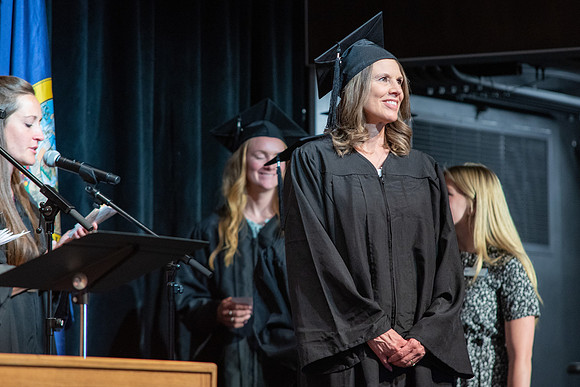 Graduates during Interdisciplinary Studies convocation.