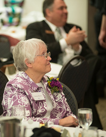 Snow Society honors Wilson Brown for his contribution to the Arts with the Eliza R. Snow Award.