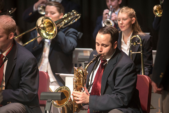 Sound Alliance Jazz Band directed Mark Watkins provides entertainment at the Snow Society Banquet.  Snow Society honors Wilson Brown for his contribution to the Arts with the Eliza R. Snow Award.