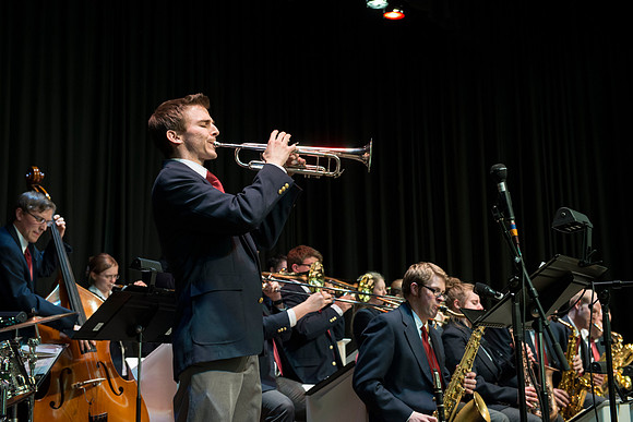 Sound Alliance Jazz Band directed Mark Watkins provides entertainment at the Snow Society Banquet.  Snow Society honors Wilson Brown for his contribution to the Arts with the Eliza R. Snow Award.