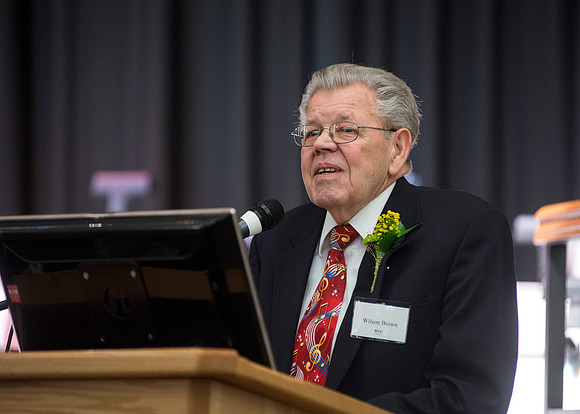 Snow Society honors Wilson Brown for his contribution to the Arts with the Eliza R. Snow Award.  Wilson Brown gives some remarks for his honor.