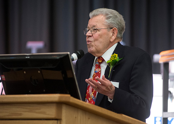 Snow Society honors Wilson Brown for his contribution to the Arts with the Eliza R. Snow Award.  Wilson Brown gives some remarks for his honor.