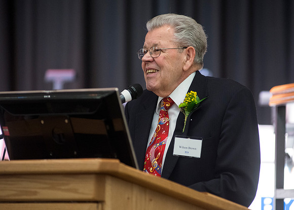 Snow Society honors Wilson Brown for his contribution to the Arts with the Eliza R. Snow Award.  Wilson Brown gives some remarks for his honor.