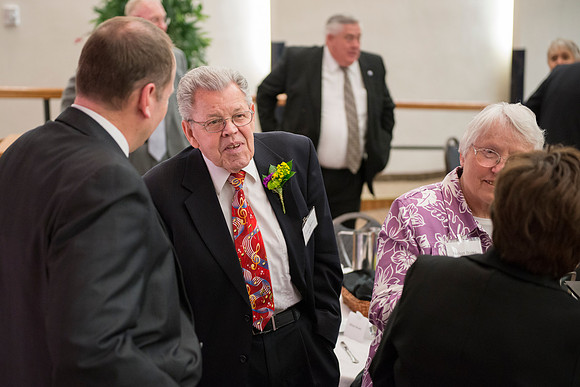 Snow Society honors Wilson Brown for his contribution to the Arts with the Eliza R. Snow Award.