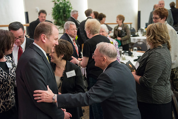 Snow Society honors Wilson Brown for his contribution to the Arts with the Eliza R. Snow Award.