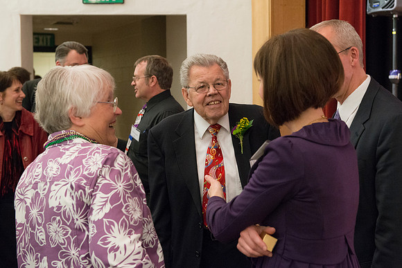 Snow Society honors Wilson Brown for his contribution to the Arts with the Eliza R. Snow Award.