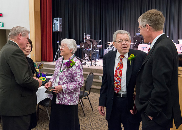 Snow Society honors Wilson Brown for his contribution to the Arts with the Eliza R. Snow Award.