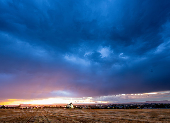 Stormy Temple Sunset - Aug 2026
