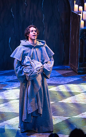 Theatre production performs Hunchback of Notre Dame in the Black Box theater.