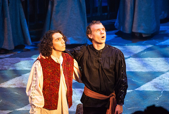 Theatre production performs Hunchback of Notre Dame in the Black Box theater.