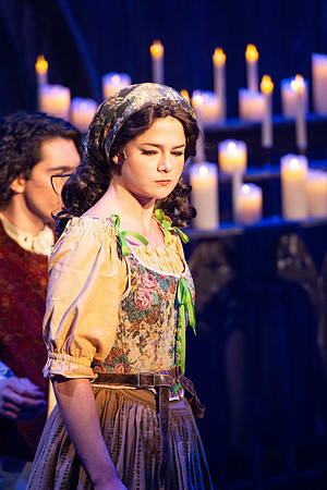 Theatre production performs Hunchback of Notre Dame in the Black Box theater.