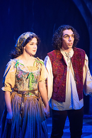 Theatre production performs Hunchback of Notre Dame in the Black Box theater.