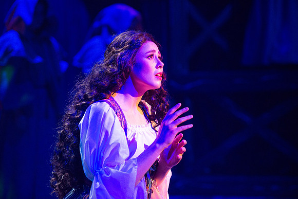 Theatre production performs Hunchback of Notre Dame in the Black Box theater.