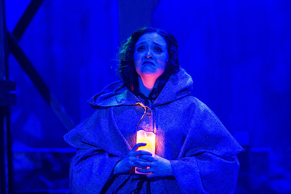 Theatre production performs Hunchback of Notre Dame in the Black Box theater.
