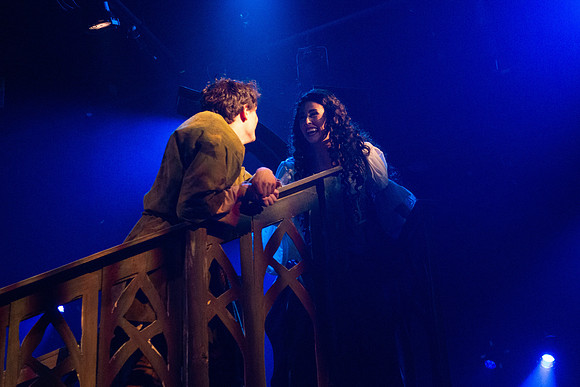 Theatre production performs Hunchback of Notre Dame in the Black Box theater.