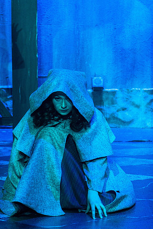 Theatre production performs Hunchback of Notre Dame in the Black Box theater.