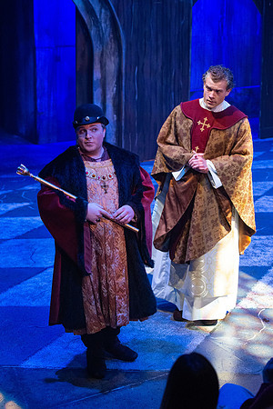 Theatre production performs Hunchback of Notre Dame in the Black Box theater.