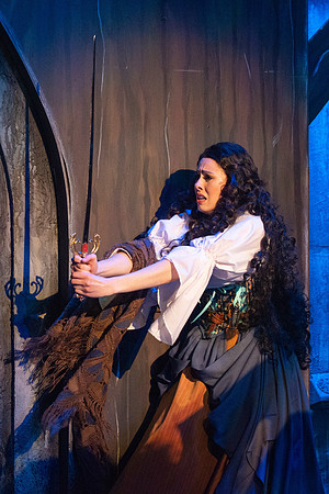 Theatre production performs Hunchback of Notre Dame in the Black Box theater.
