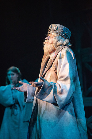 Theatre production performs Hunchback of Notre Dame in the Black Box theater.