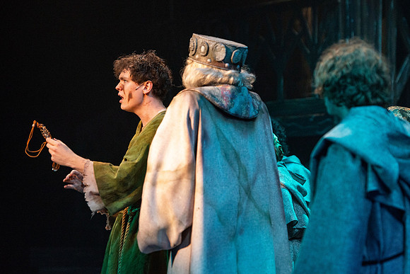 Theatre production performs Hunchback of Notre Dame in the Black Box theater.