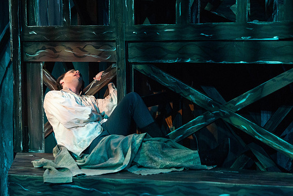 Theatre production performs Hunchback of Notre Dame in the Black Box theater.