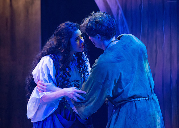 Theatre production performs Hunchback of Notre Dame in the Black Box theater.
