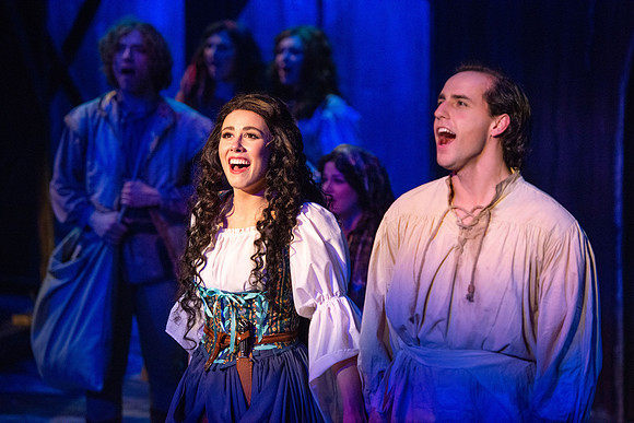 Theatre production performs Hunchback of Notre Dame in the Black Box theater.