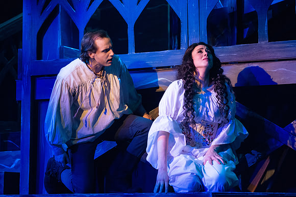 Theatre production performs Hunchback of Notre Dame in the Black Box theater.