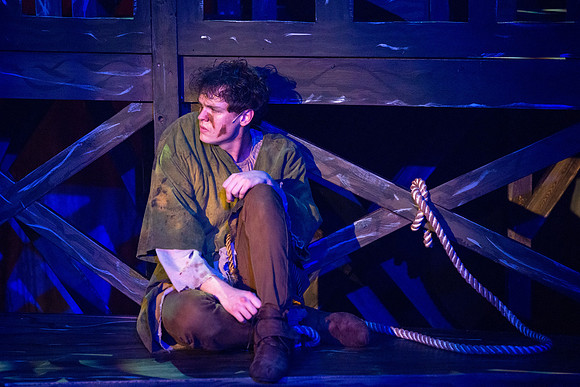 Theatre production performs Hunchback of Notre Dame in the Black Box theater.
